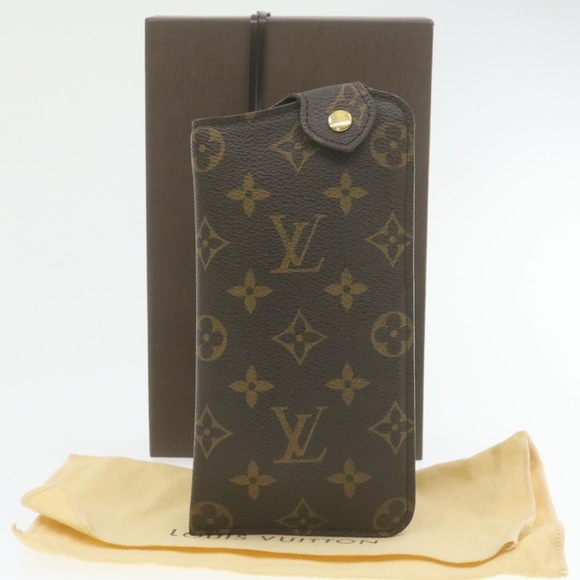 LOUIS VUITTON Monogram Etui A Lunettes MM Glasses Case M66544 LV Auth am874g - Picture 12 of 12